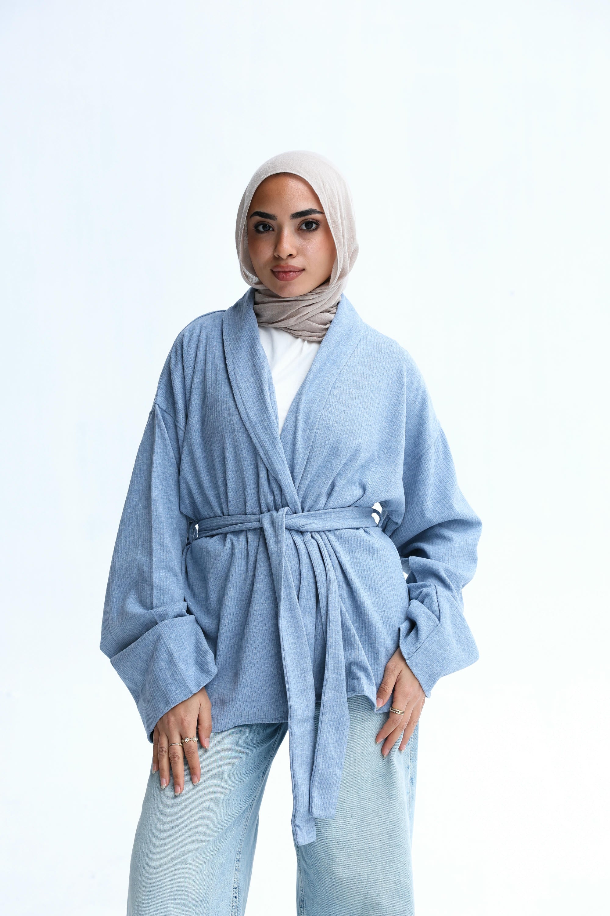 Wool Striped Colors Cardigan