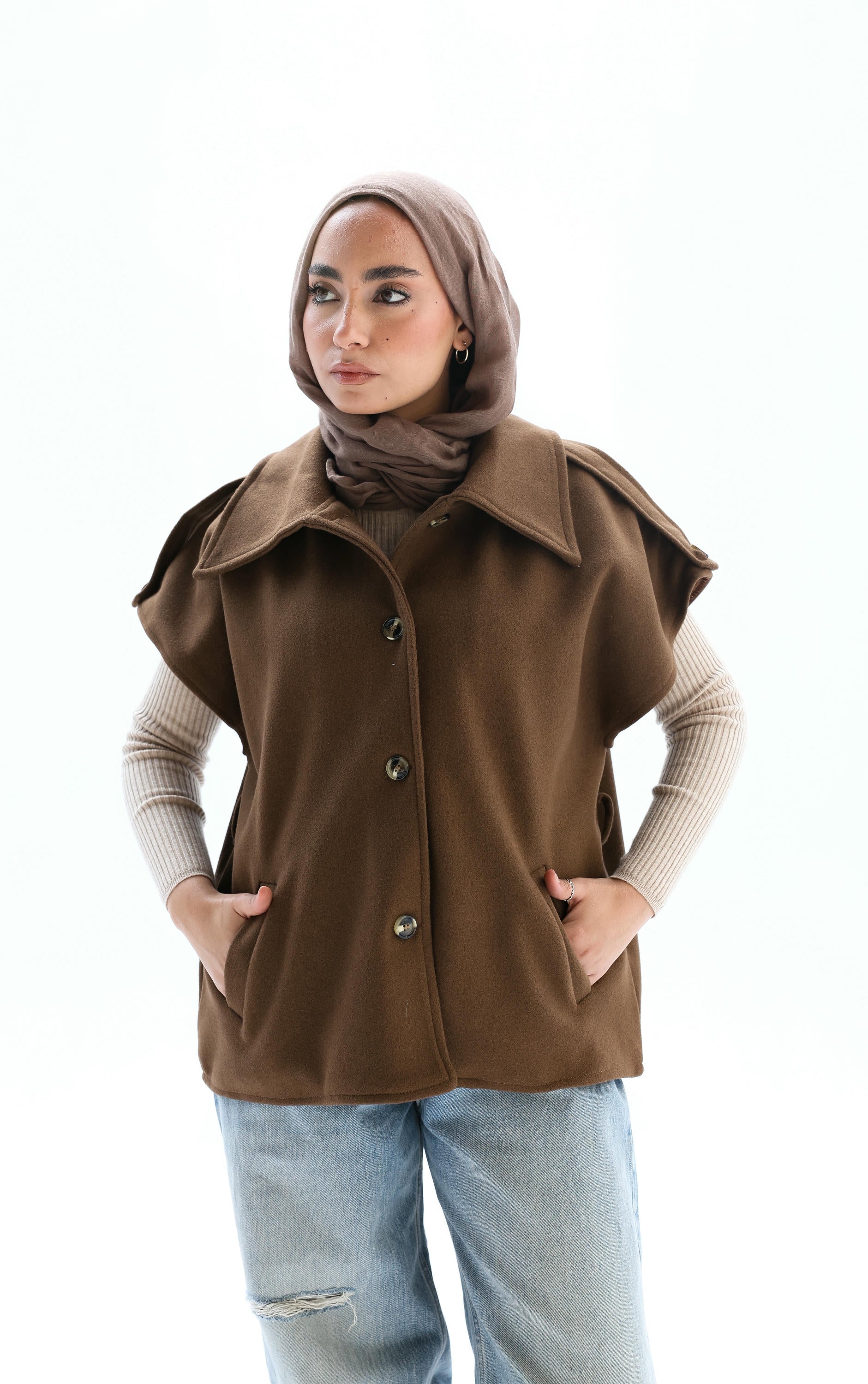 Celia Sleeveless jacket