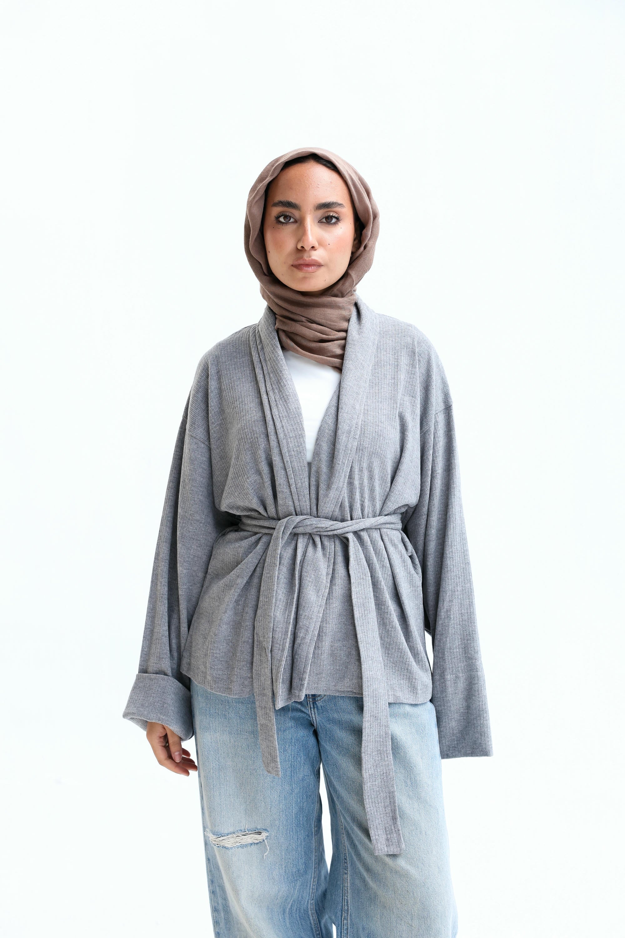 Wool Striped Colors Cardigan