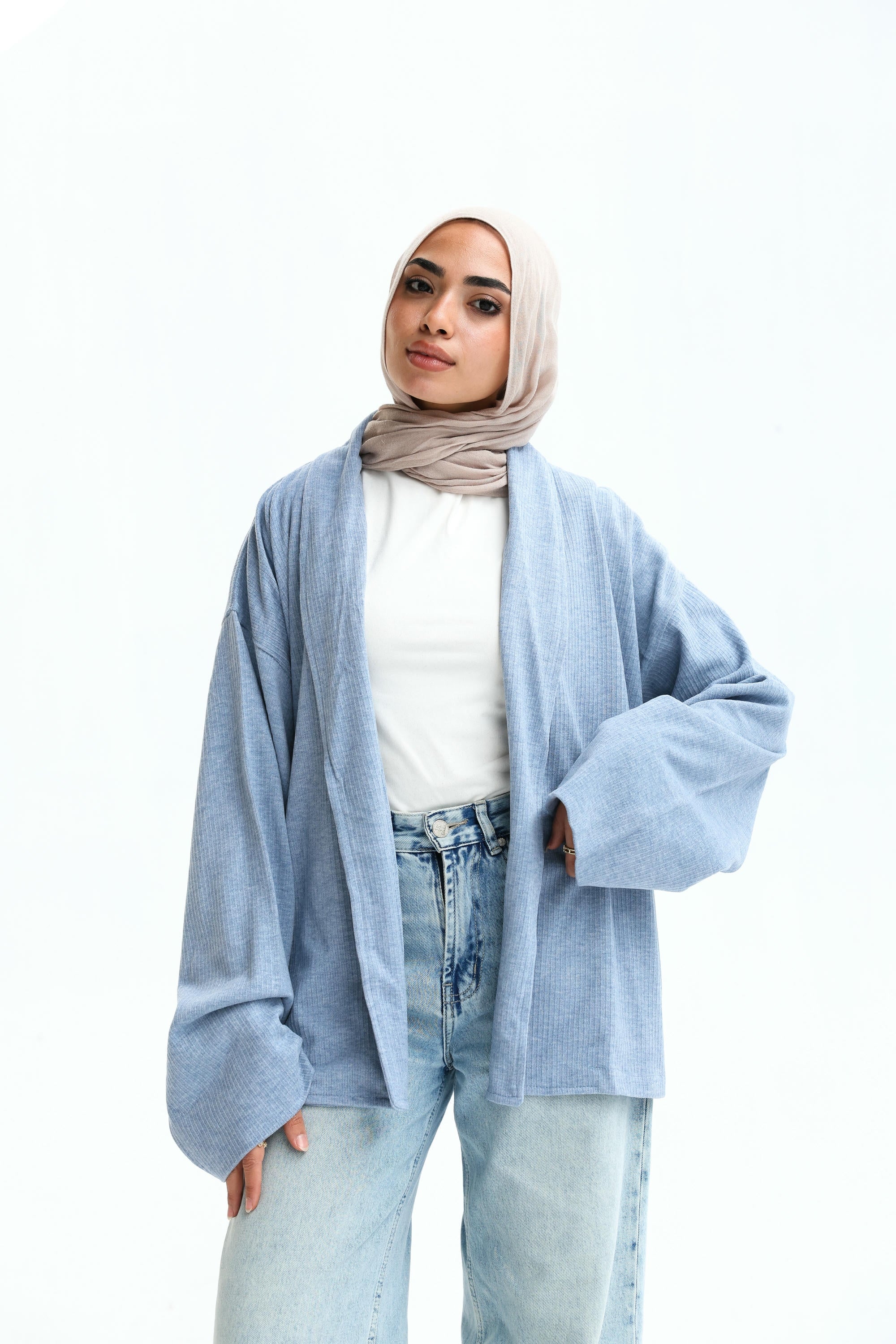 Wool Striped Colors Cardigan