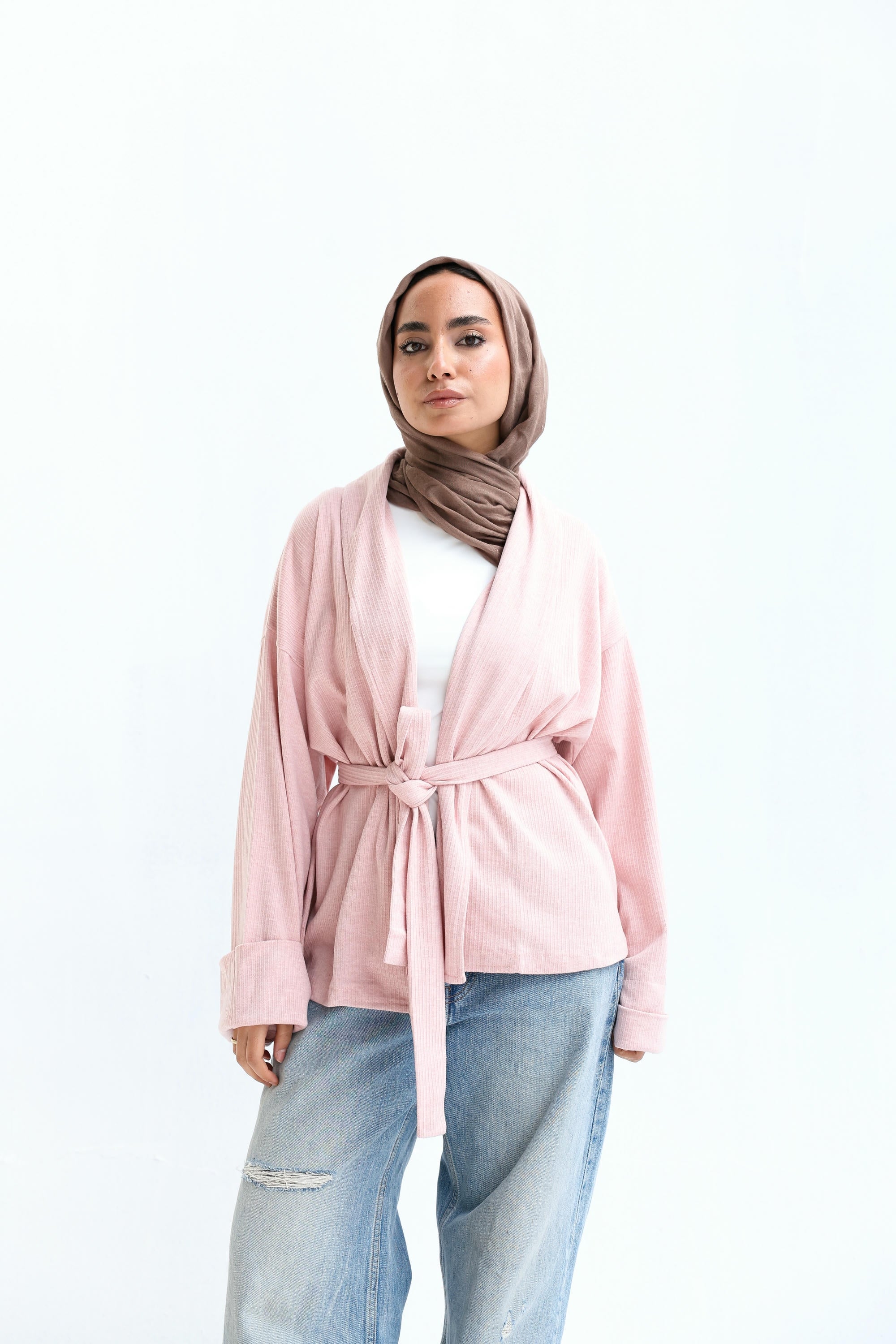 Wool Striped Colors Cardigan