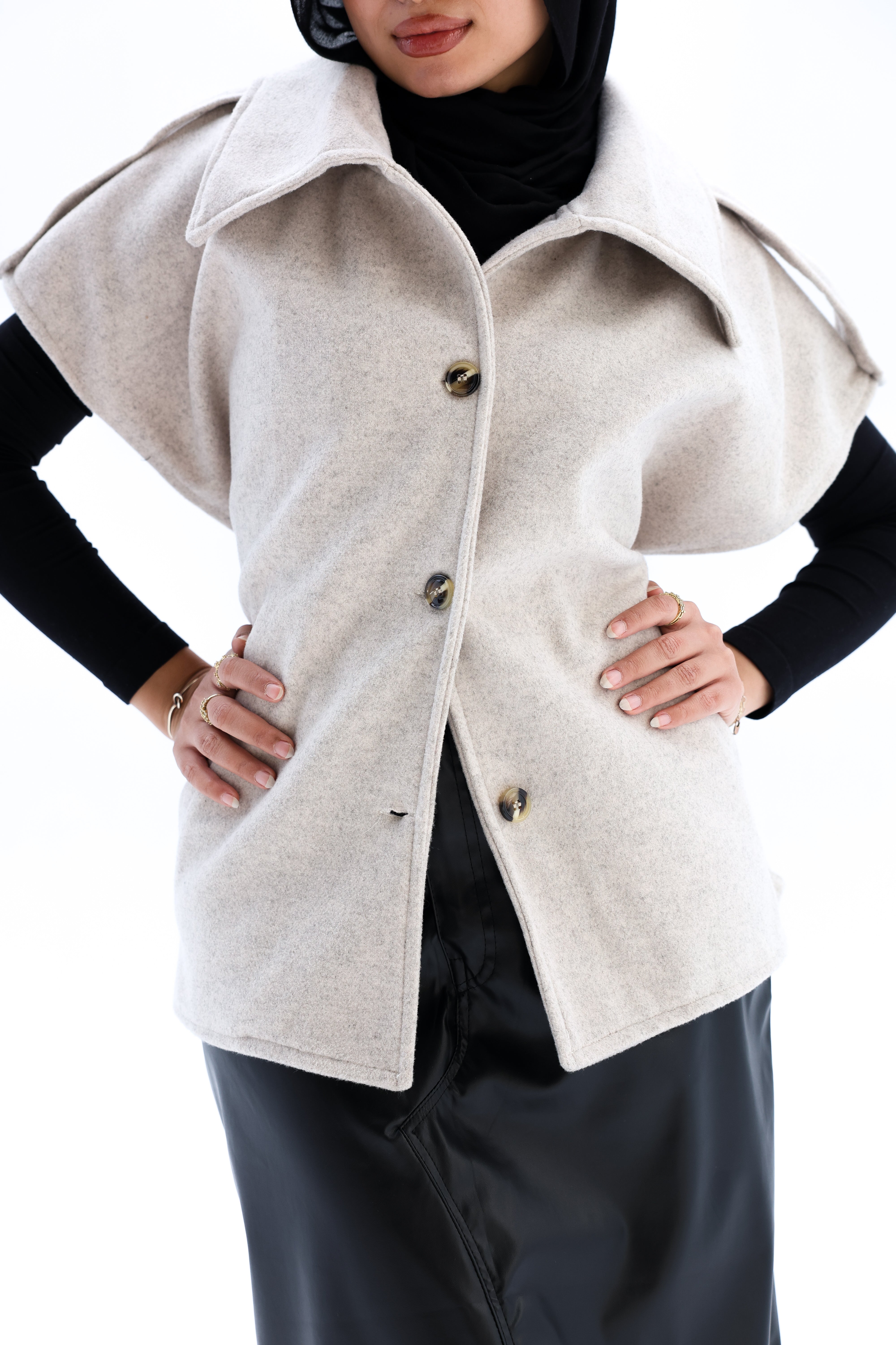 Celia Sleeveless jacket