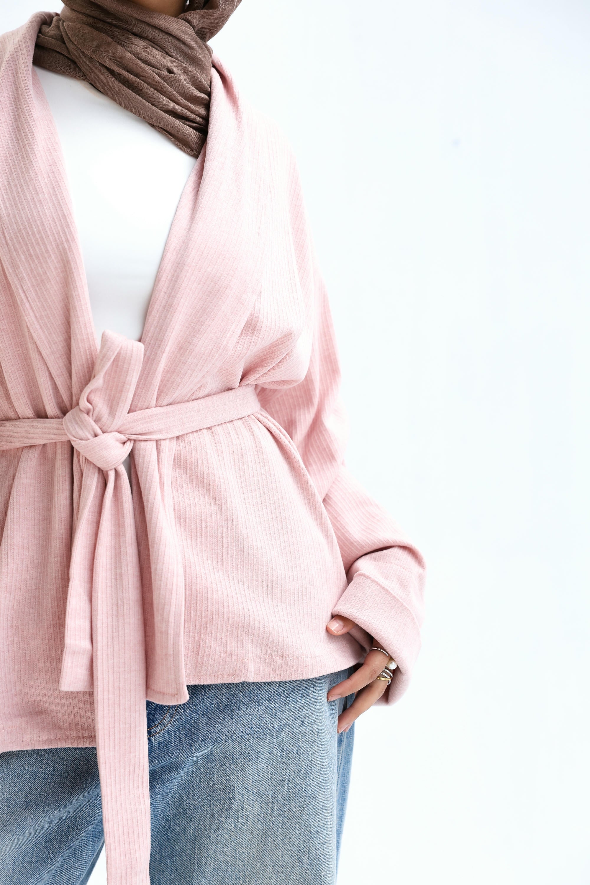 Wool Striped Colors Cardigan