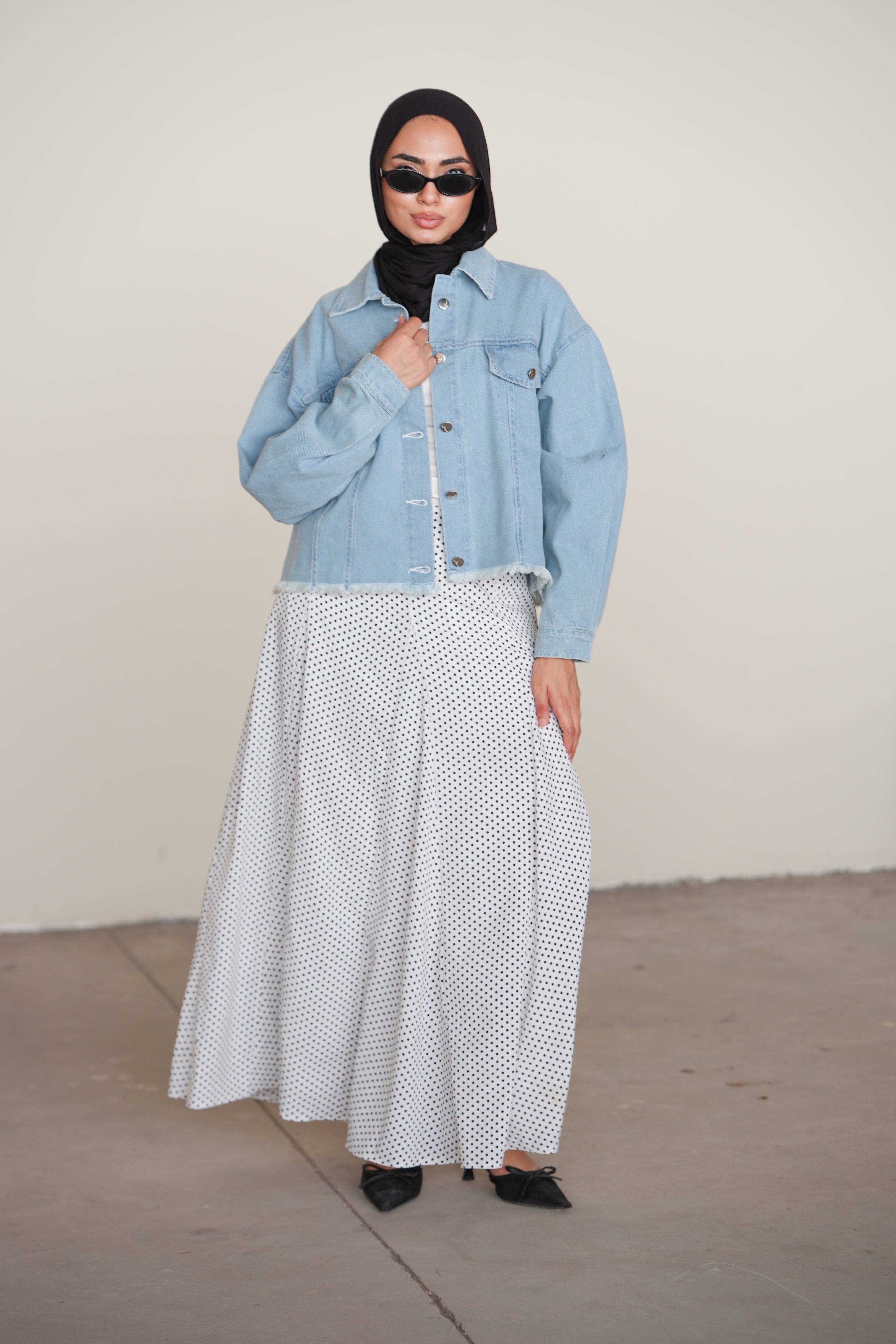 Monroe polka skirt