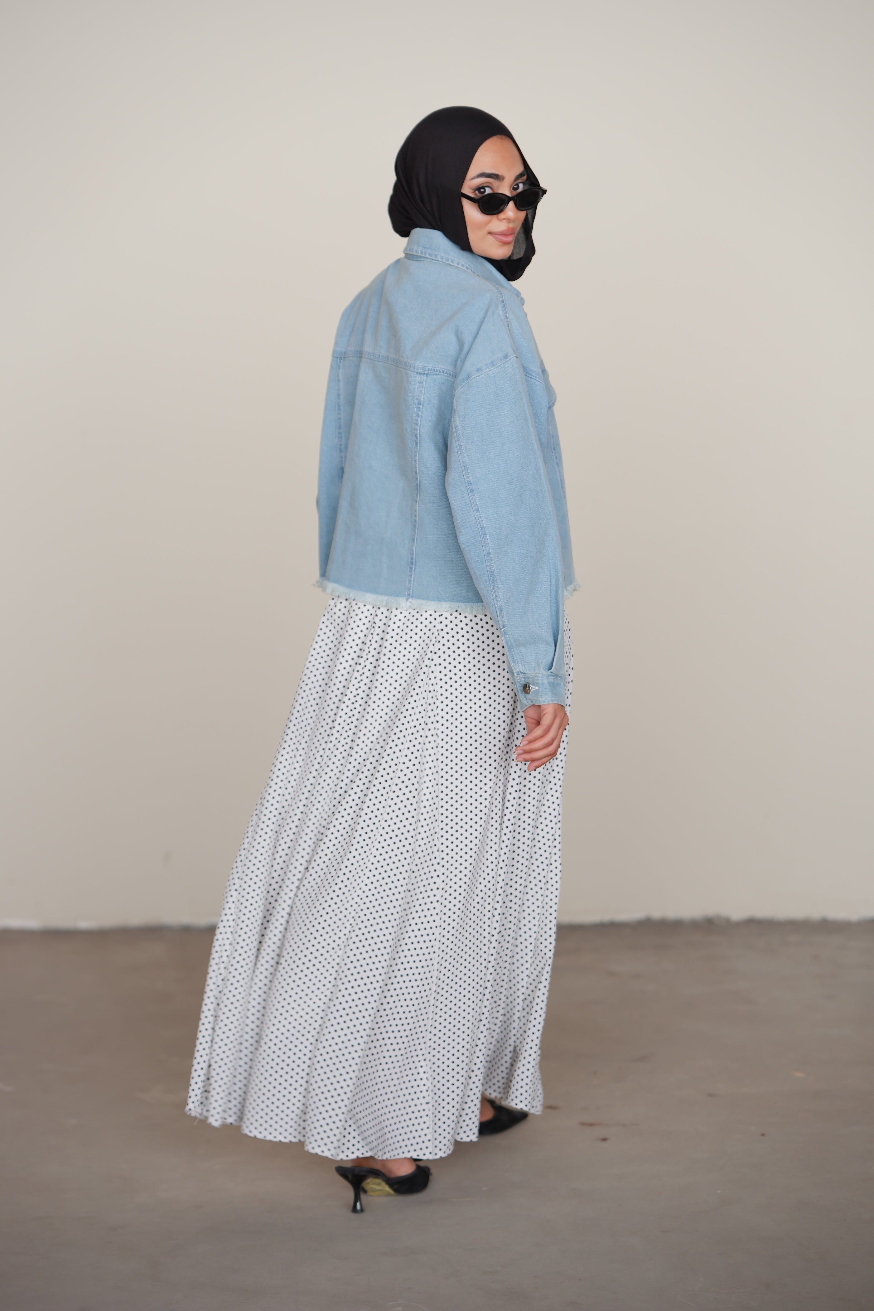 Monroe polka skirt