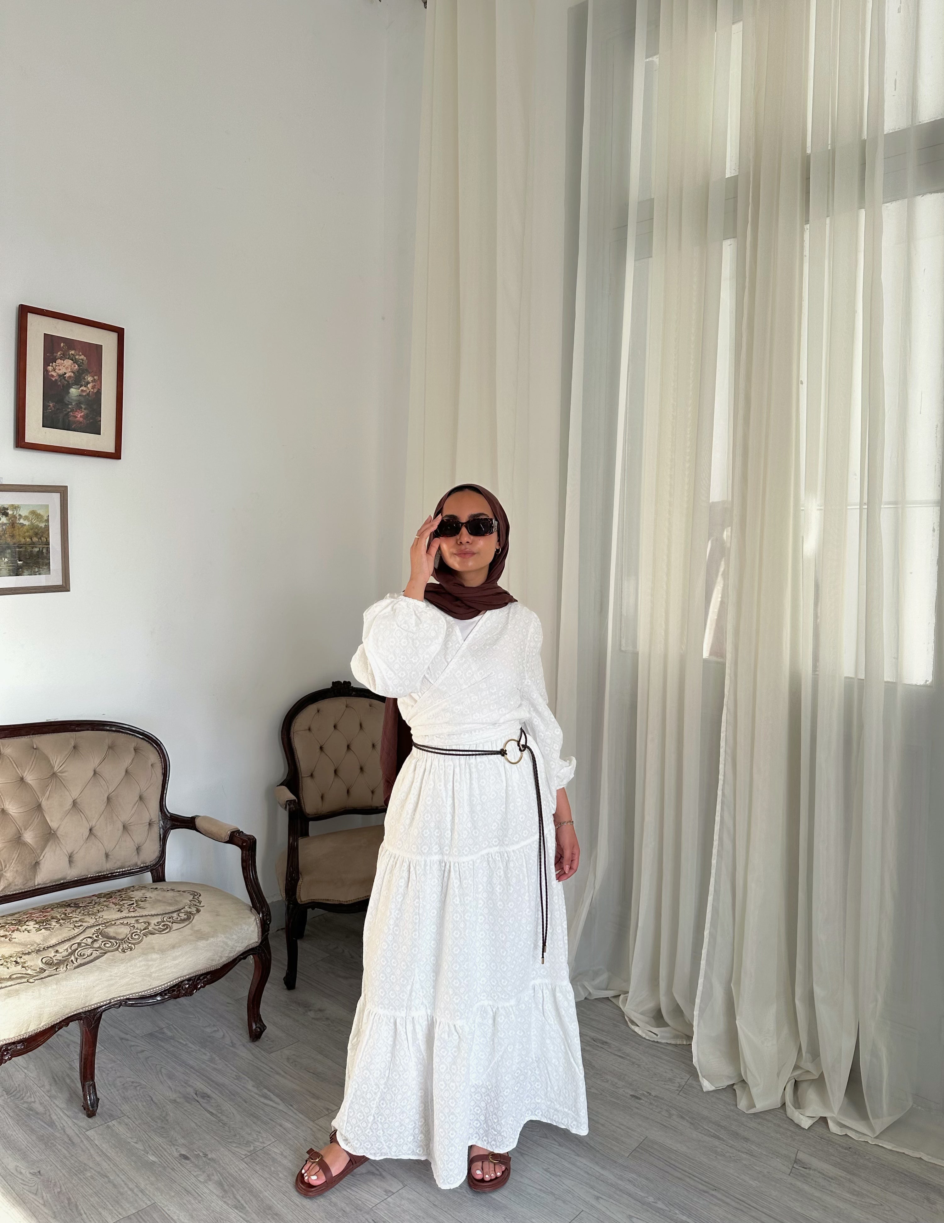 White pearl full set