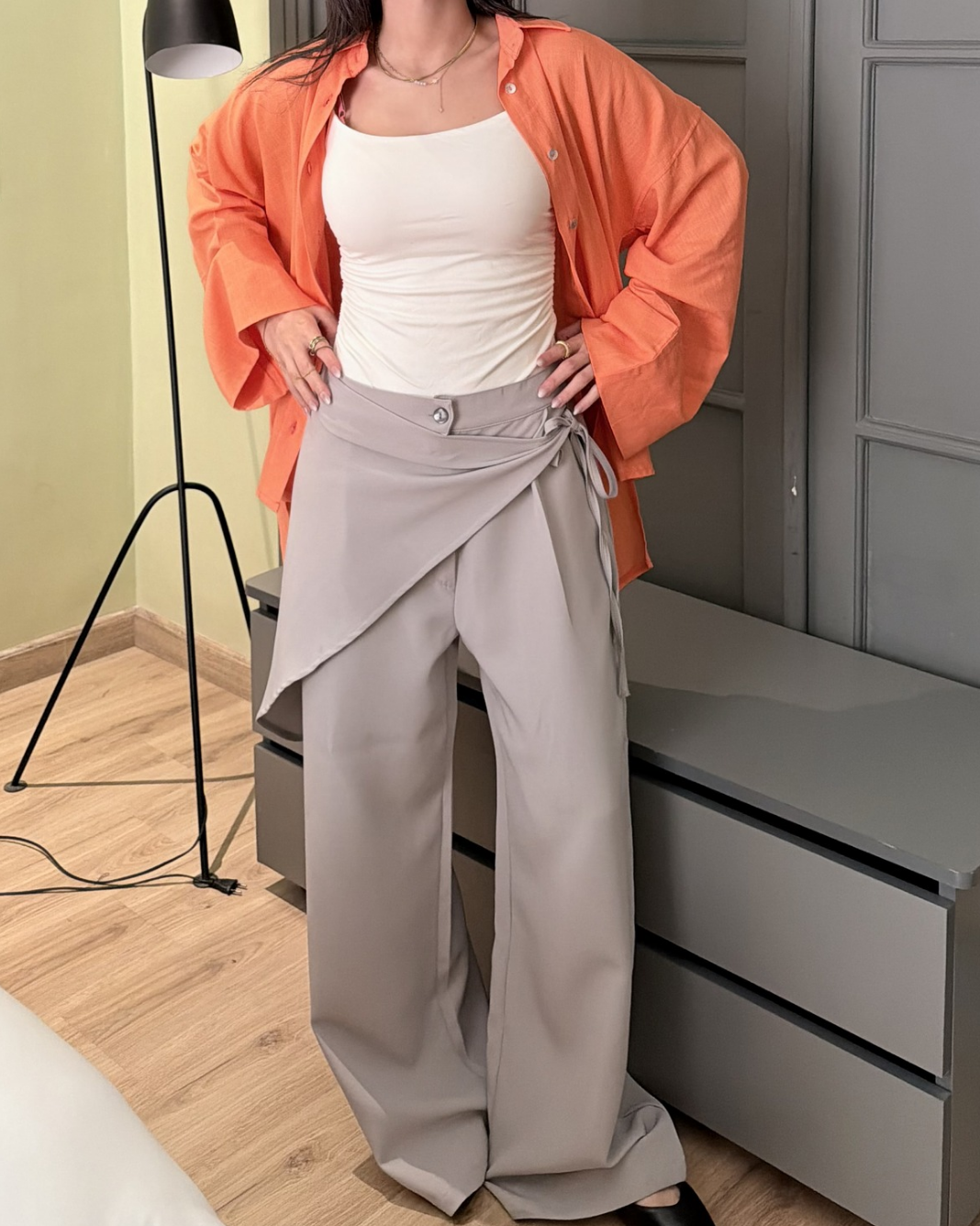 Wrap Overlay Pants