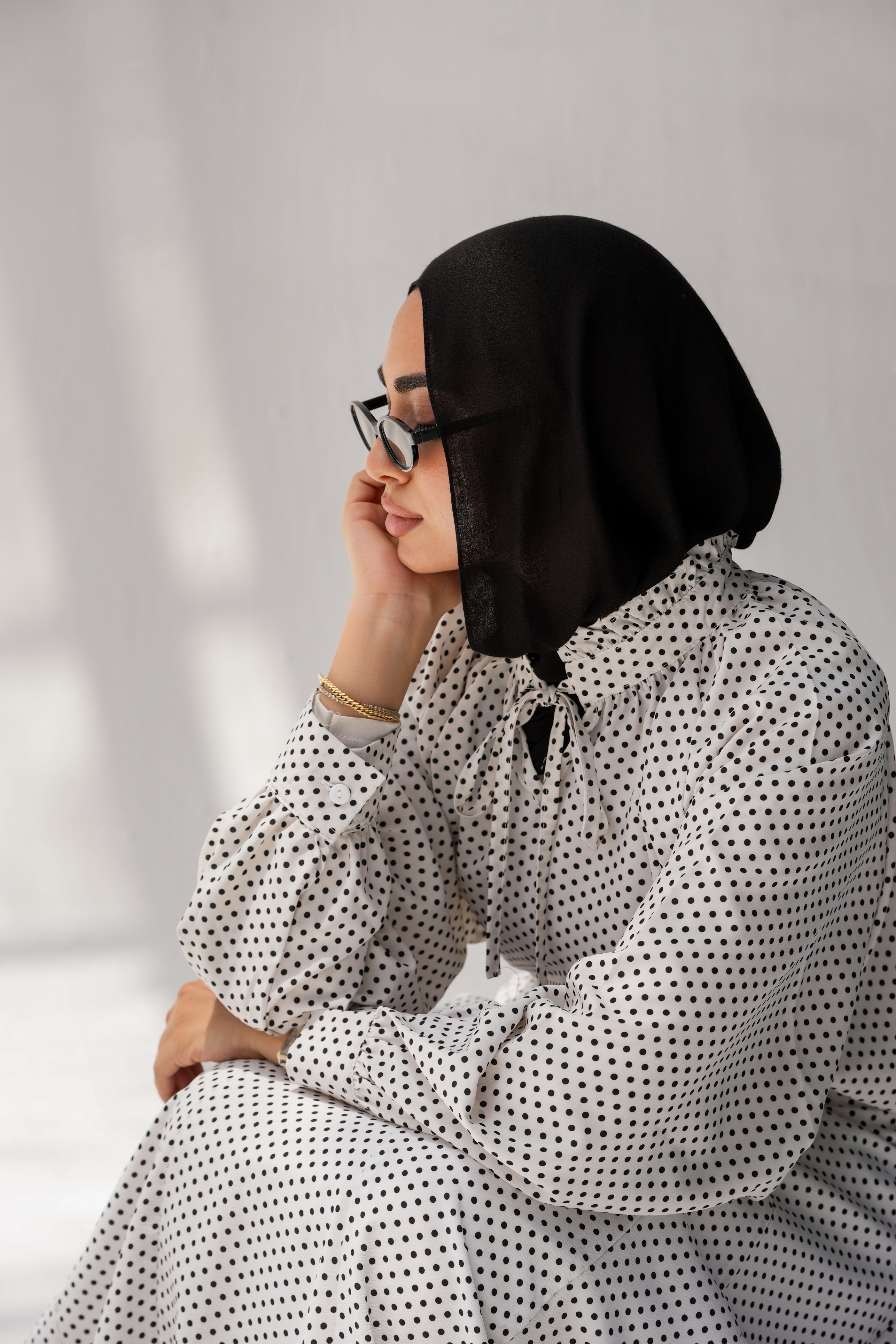 Monroe polka blouse