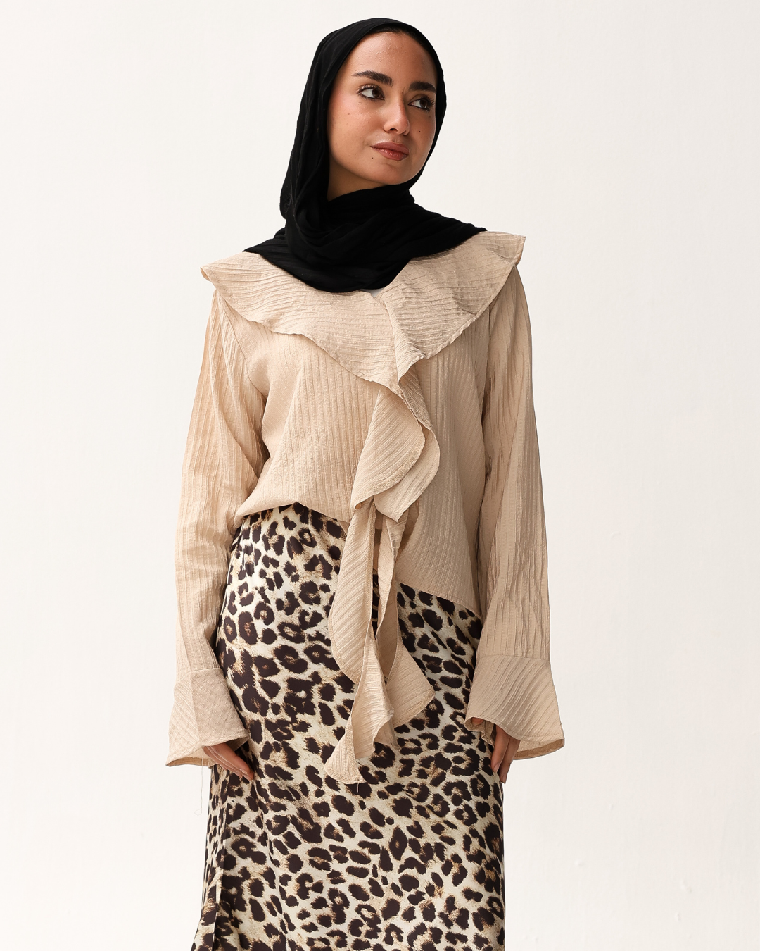 Ruffle Front Top