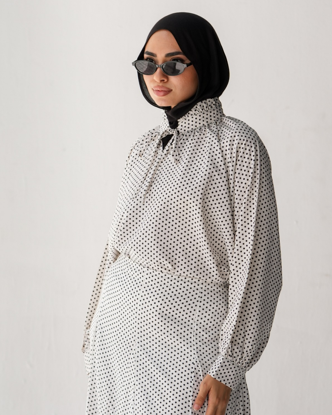 Monroe polka blouse