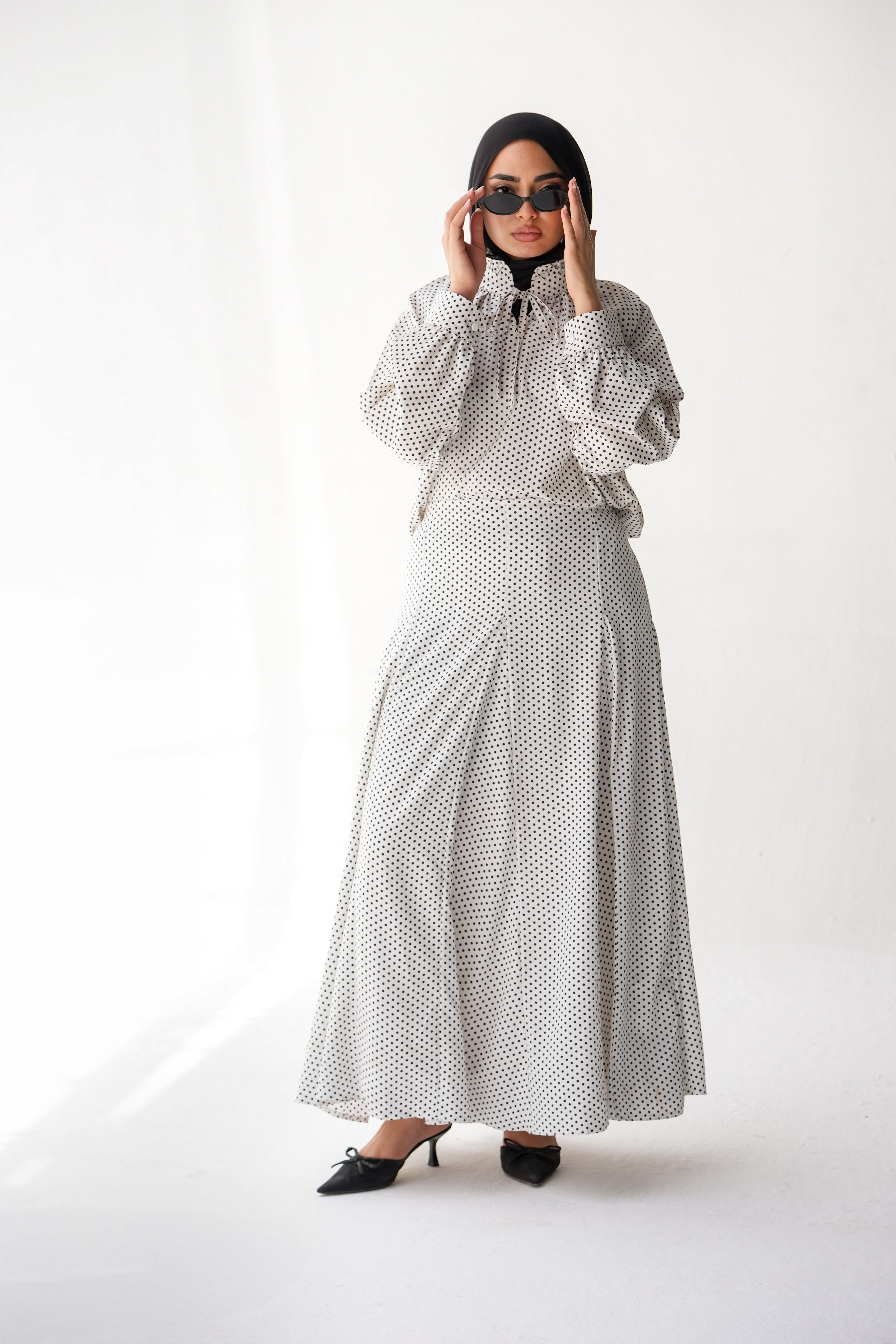 Monroe polka skirt