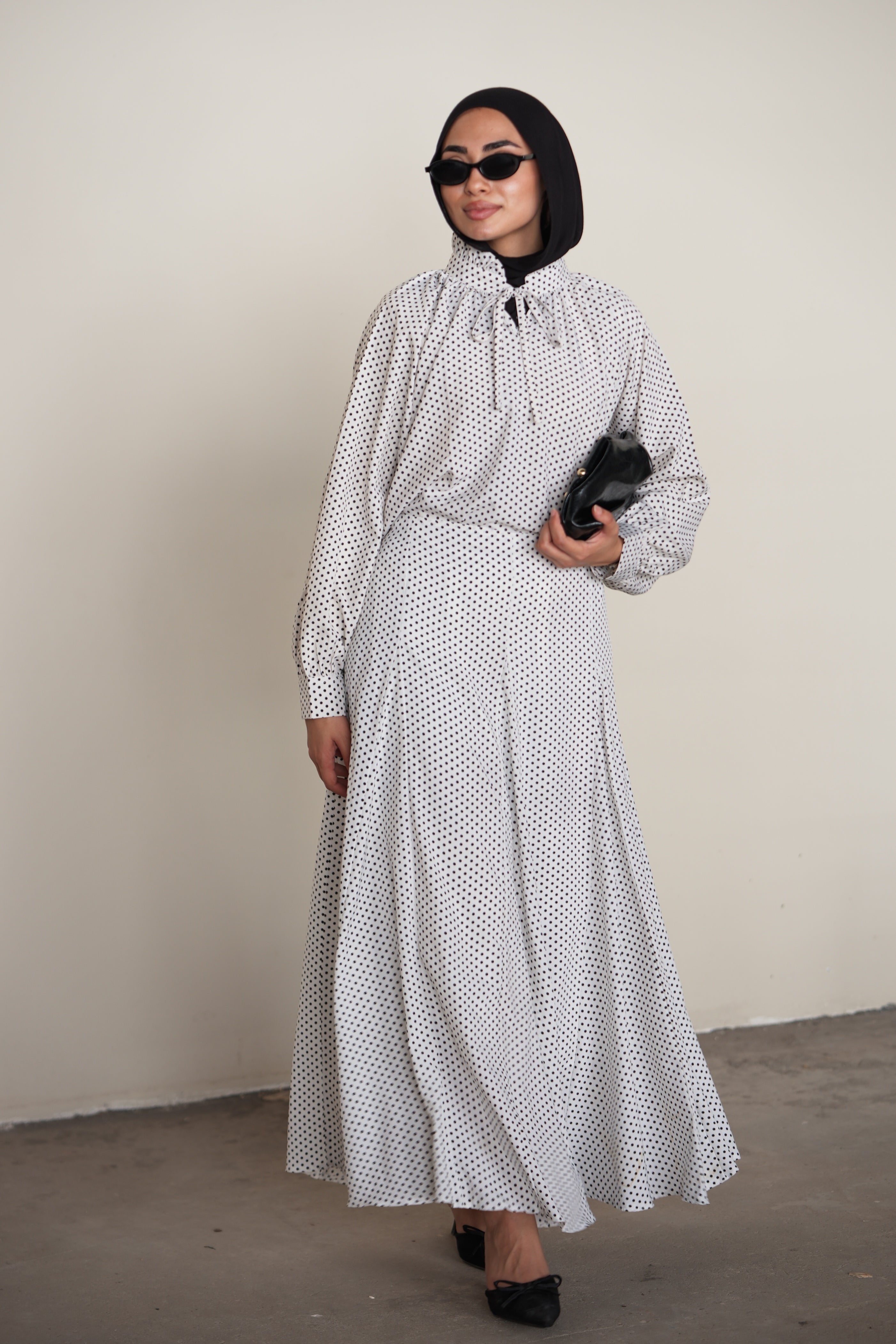 Monroe polka blouse