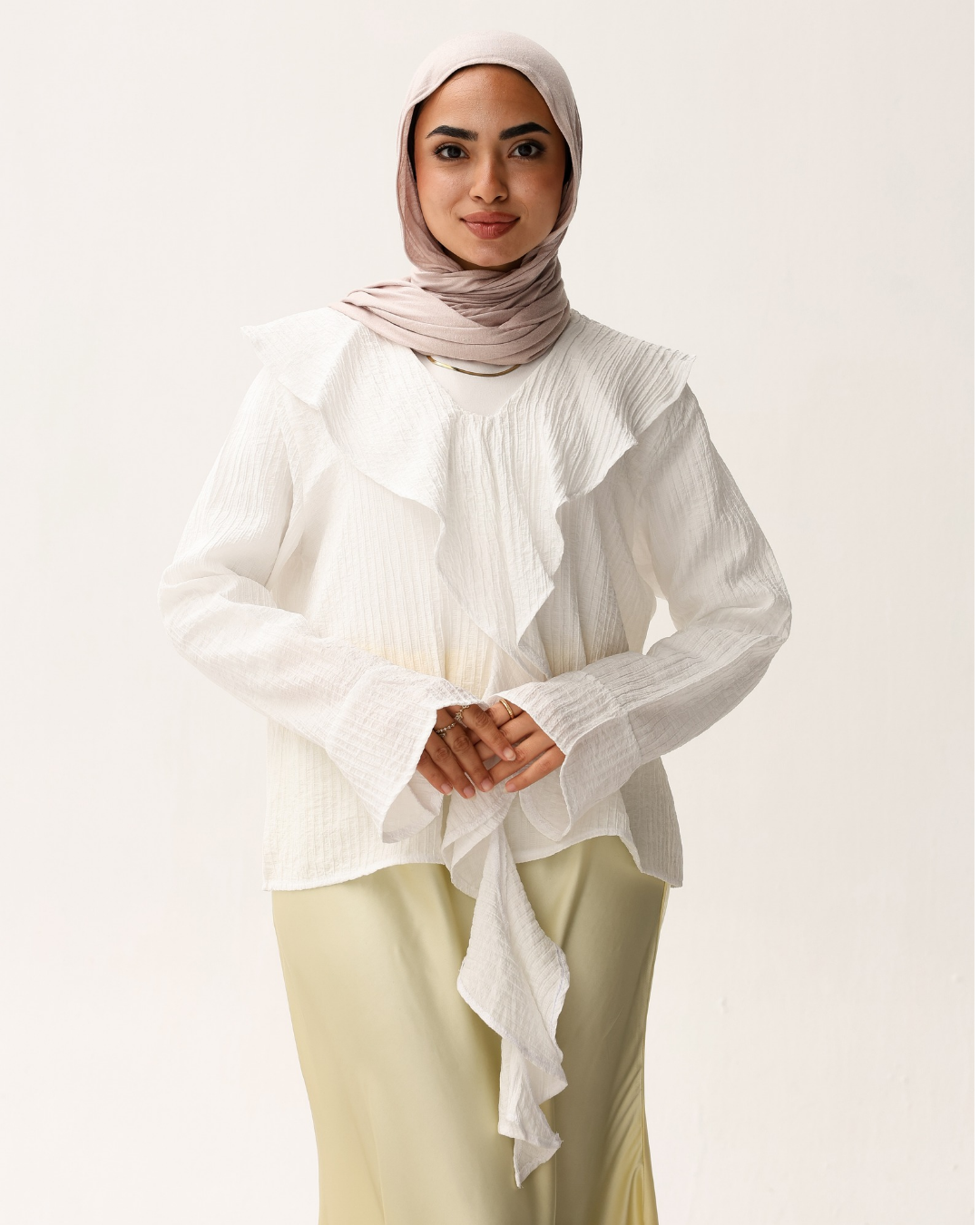 Ruffle Front Top