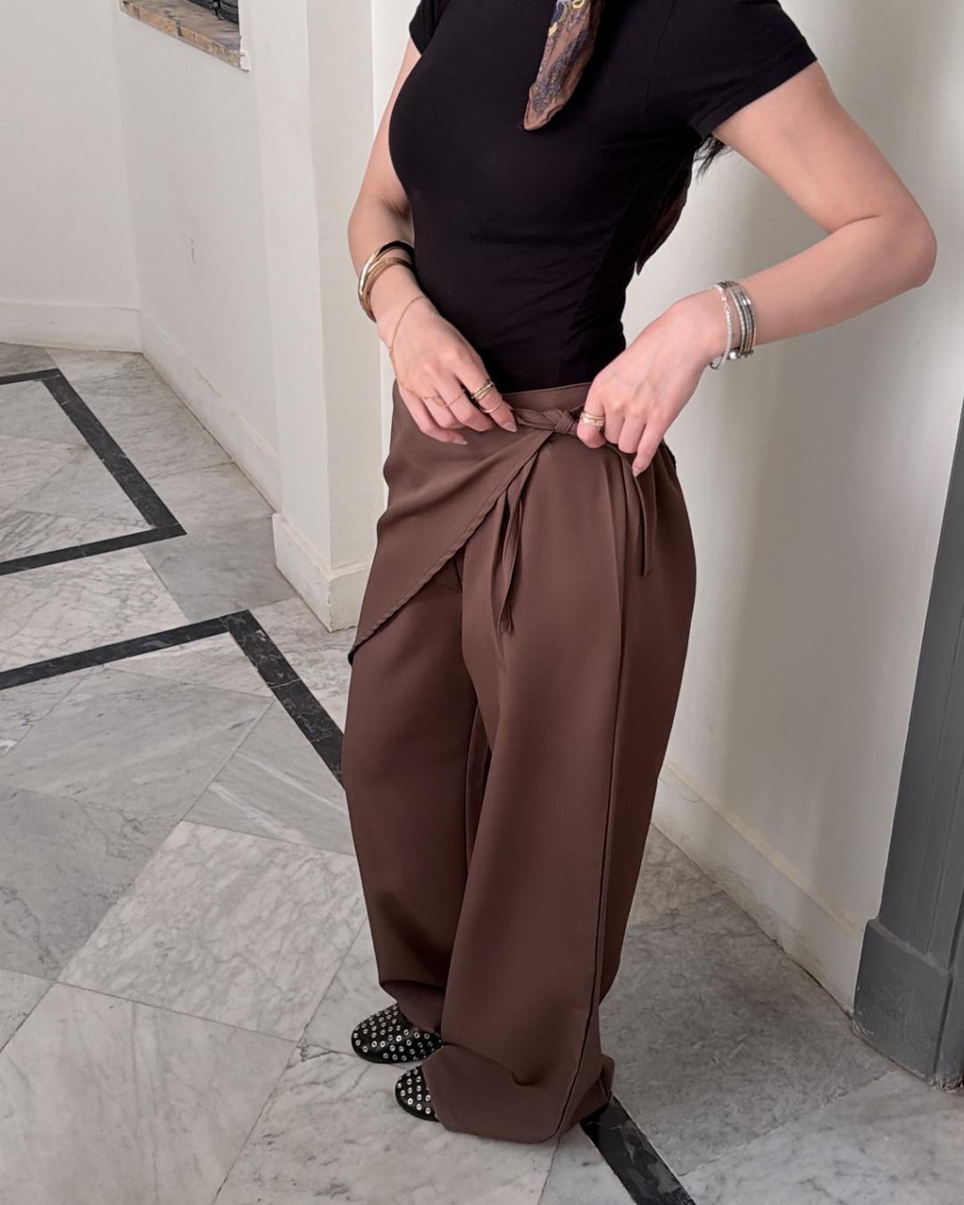 Wrap Overlay Pants