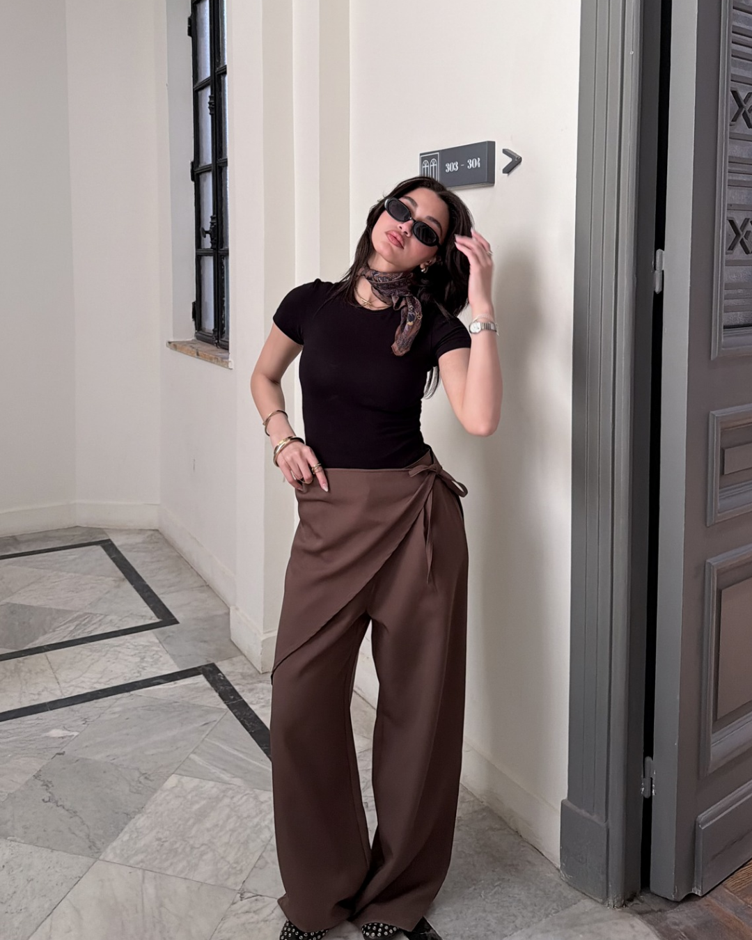 Wrap Overlay Pants