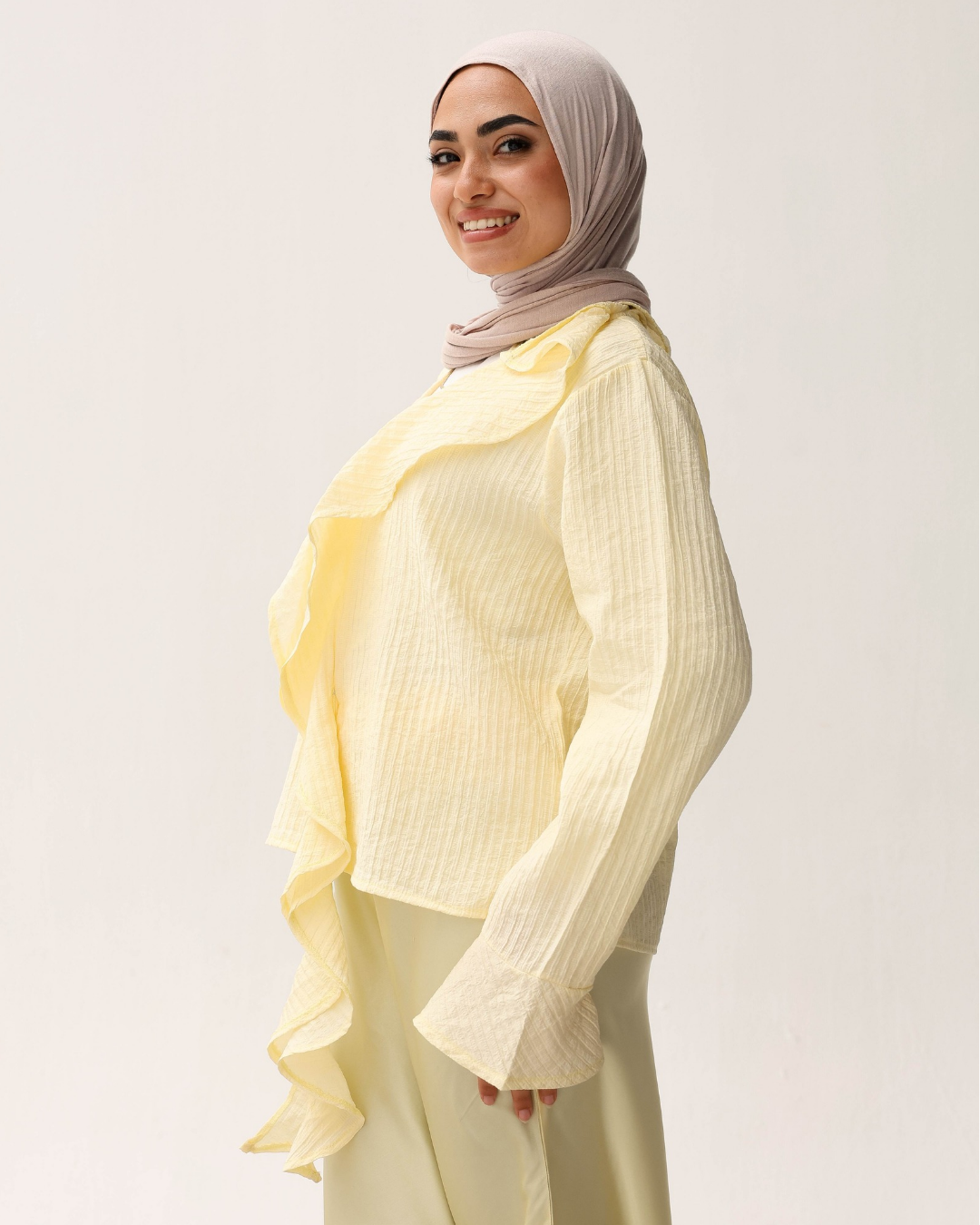 Ruffle Front Top
