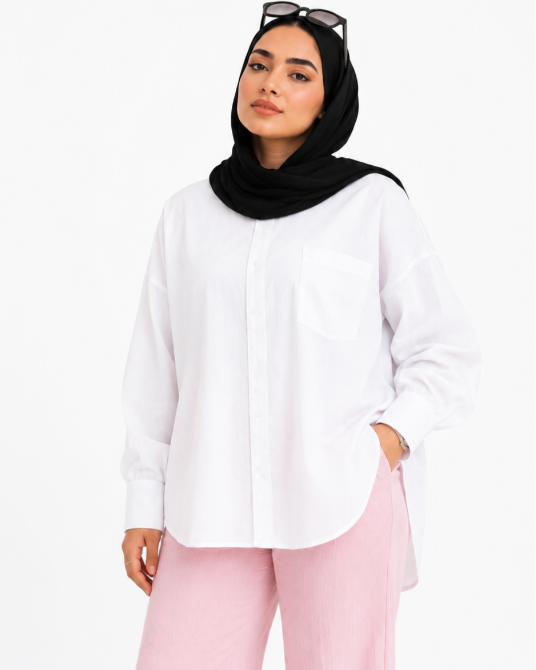 White basic shirt