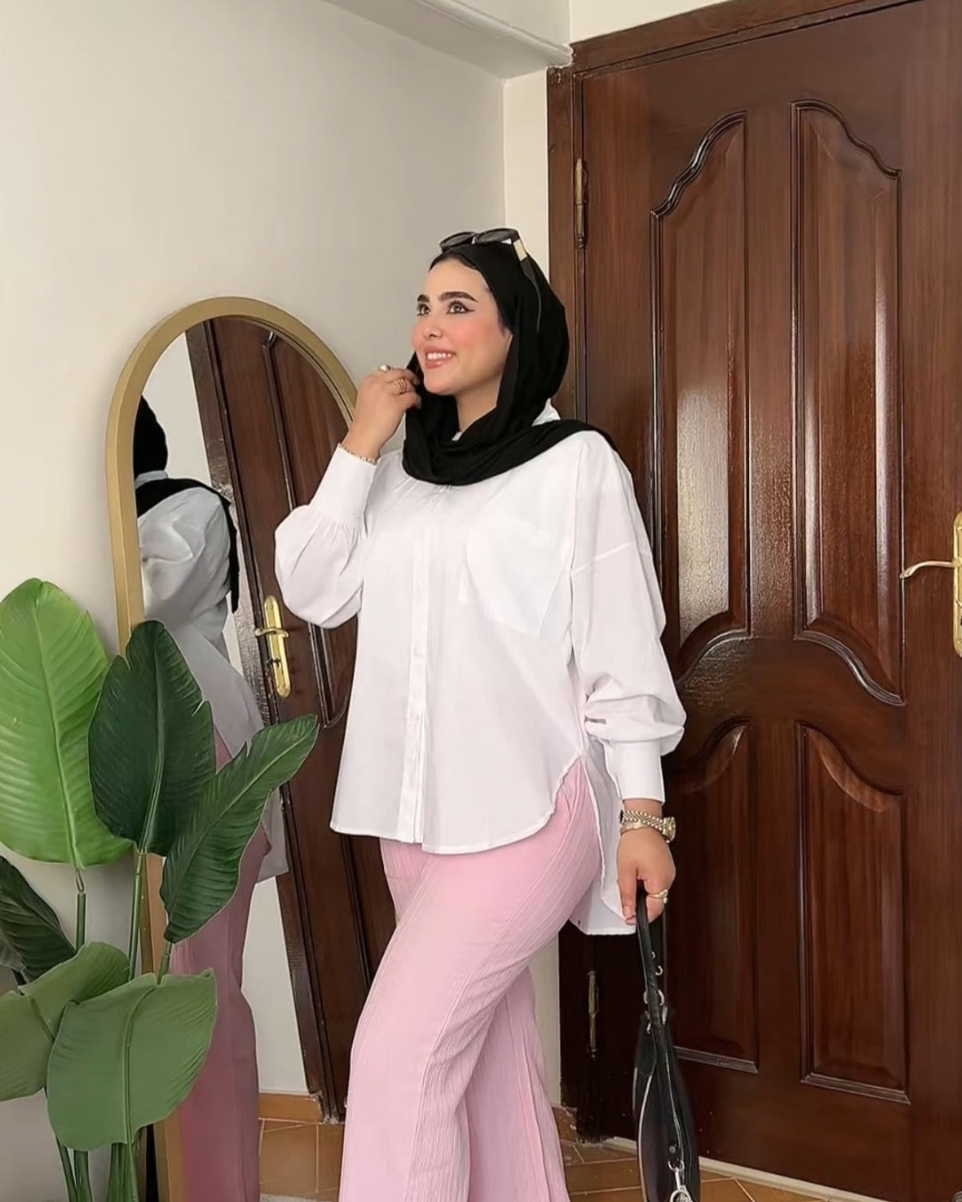 White basic shirt