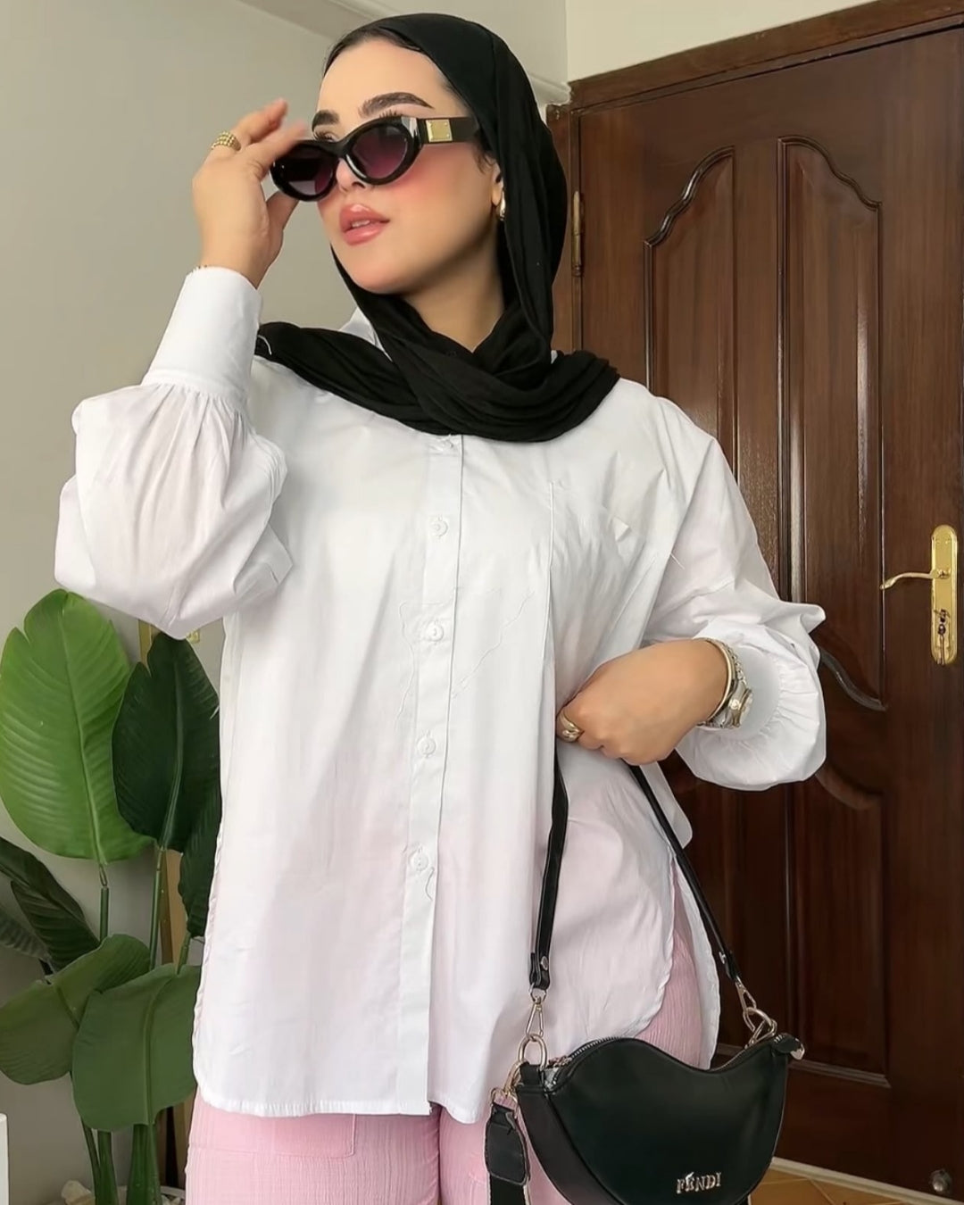 White basic shirt